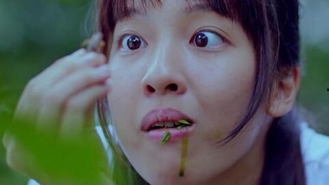 孔雀女孩吃瓜,一场别开生面的吃瓜盛宴